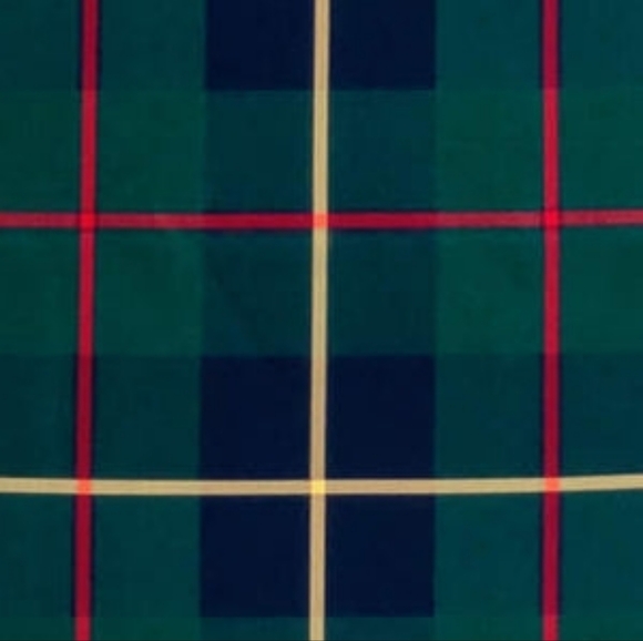 Gretchen Scott Designs Jersey Ruffneck Dress Plaidly Cooper NWT Sz S - Picture 5 of 5